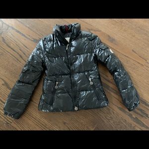 MONCLER Girls Puffer jacket size 10, black